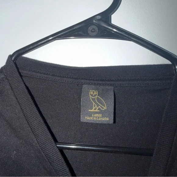 OVO Black Tee with Canadian Graphic - Picture 2 of 4